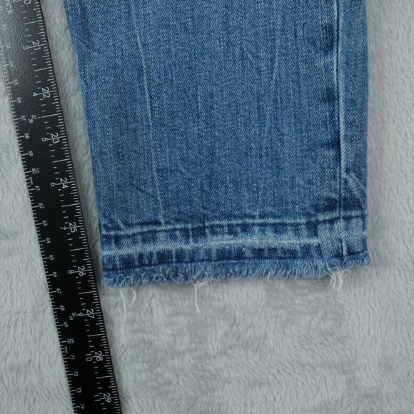 Lucky Brand Jeans Womens 0/25 Blue Distressed Denim Sienna Slim Boyfriend - Picture 6 of 12